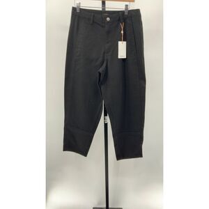 NWT quince cotton twill barrel pant